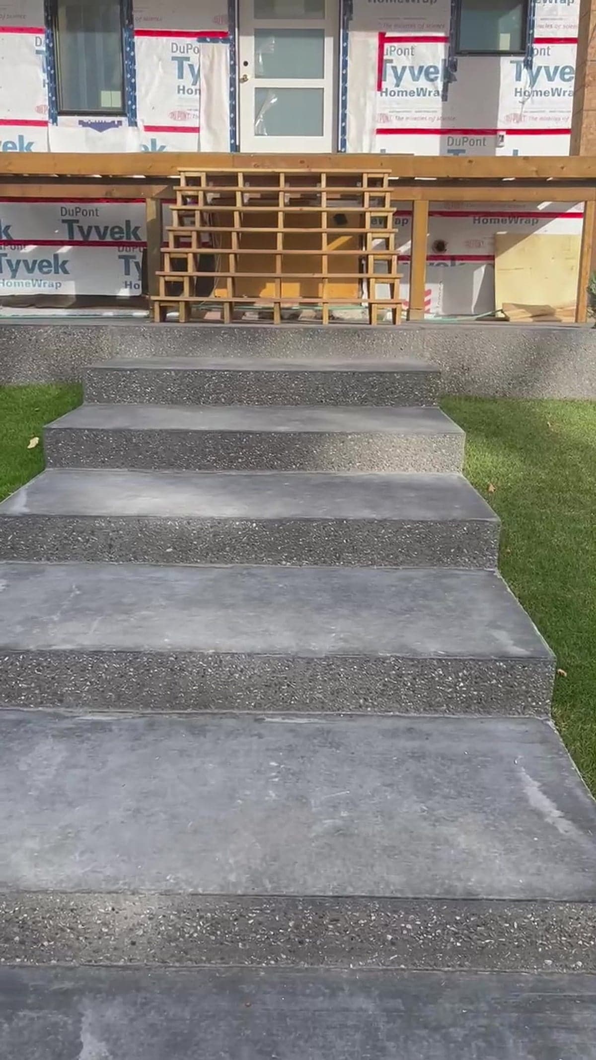 New Build Stairs & Walkway in Calgary