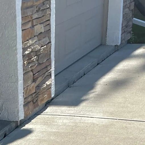 Slabjacking in Calgary — before